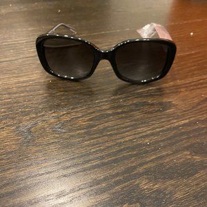 Black Coach Signature Rectangle Sunglasses L1114